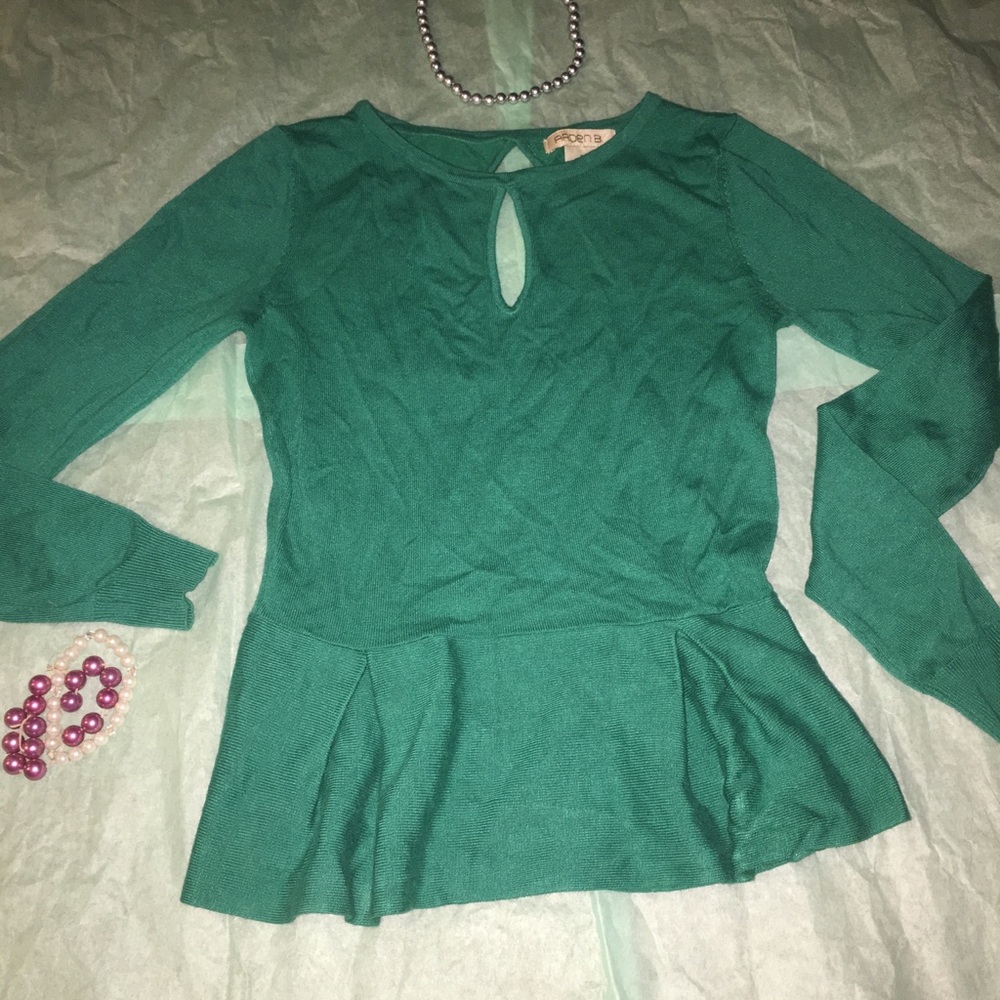 ❇️Arden B Forest Green Peplum ❇️